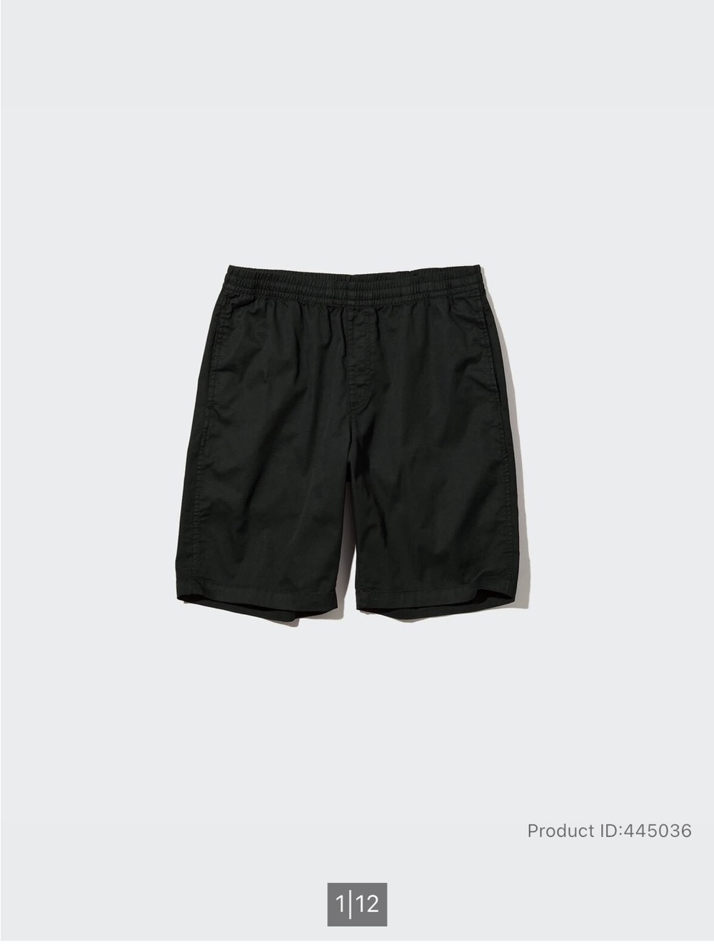 Uniqlo Women’s Dry Stretch Easy Shorts Black M